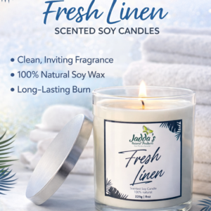 Fresh Linen SCENTED SOY CANDLES