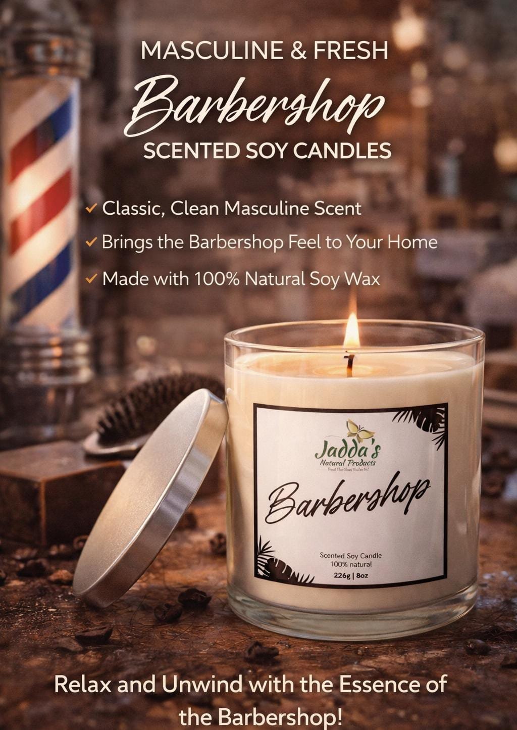 Barbershop Soy Candle