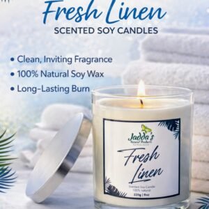 Fresh Linen SCENTED SOY CANDLES